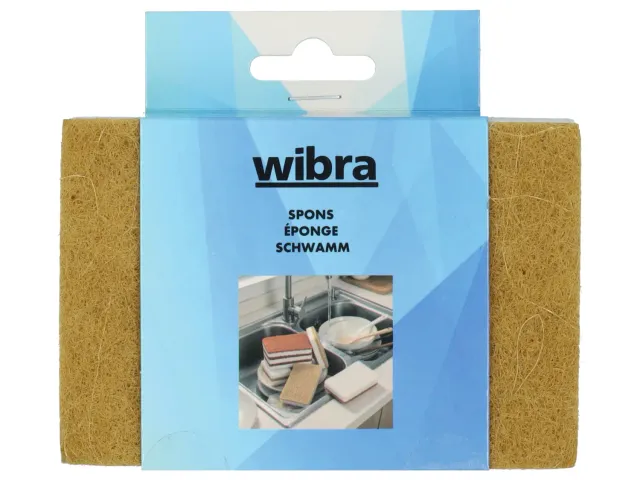 Wibra spugne cucina in fibra di cocco 2 pezzi