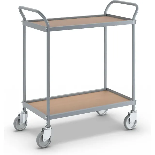 Kaiserkraft eurokraft pro carrello servizio 2 ripiani 150 kg