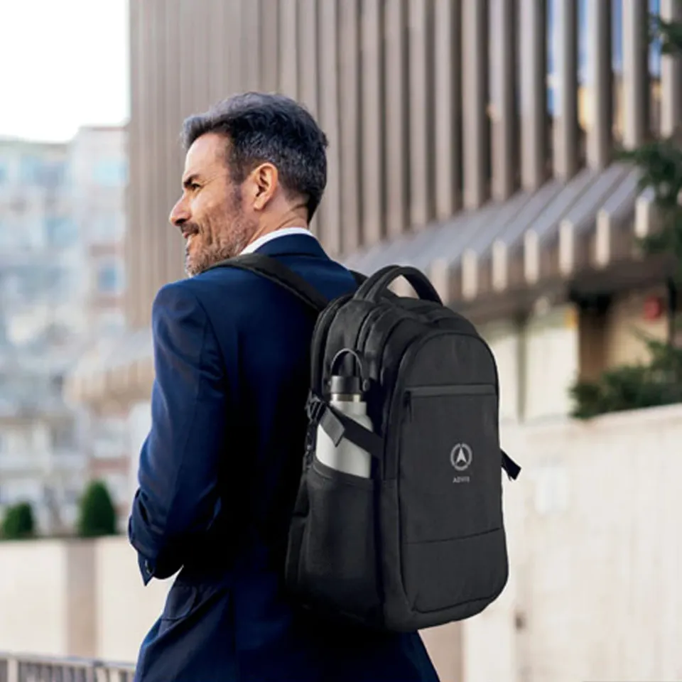 3BPRO MO2047-03 zaino pc 15" nero riciclato