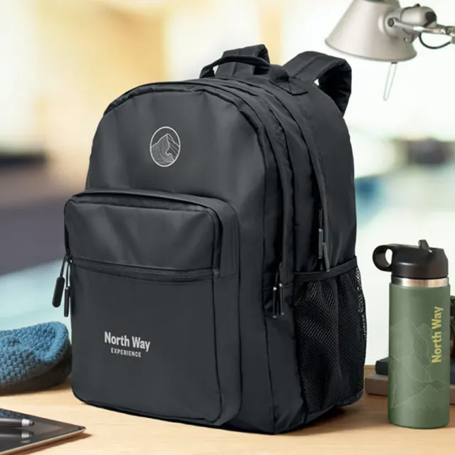 3BPRO MO2050 Zaino Porta PC 15" RPET Nero 32x43 cm