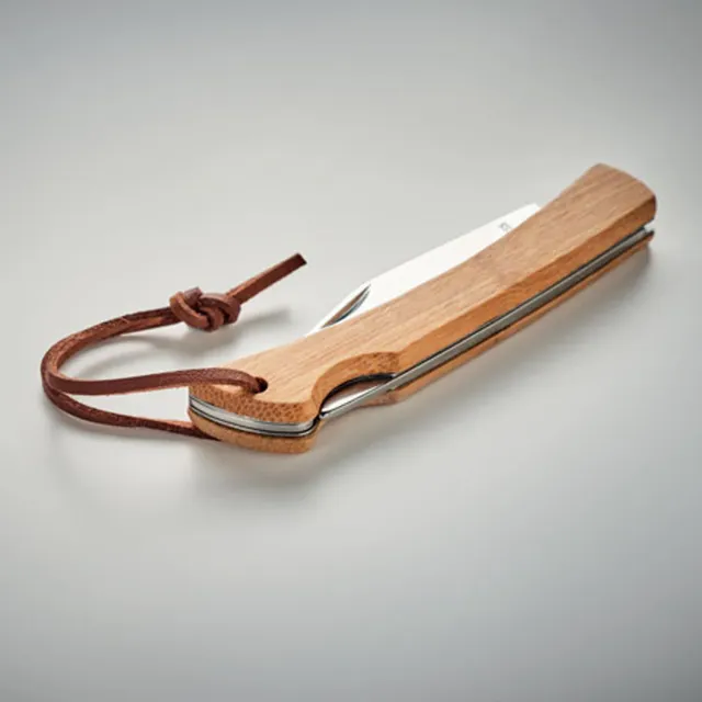 3BPRO MO6623-40 coltello pieghevole in bambù