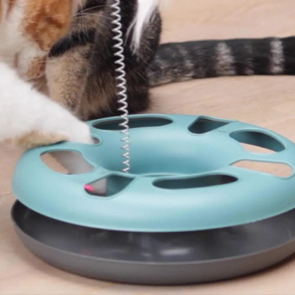 Euromarketing Crazy Cat Donut gioco per gatti 3 in 1