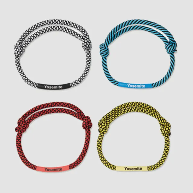 3BPRO ML3011 braccialetto in corda regolabile bicolore 50 pezzi