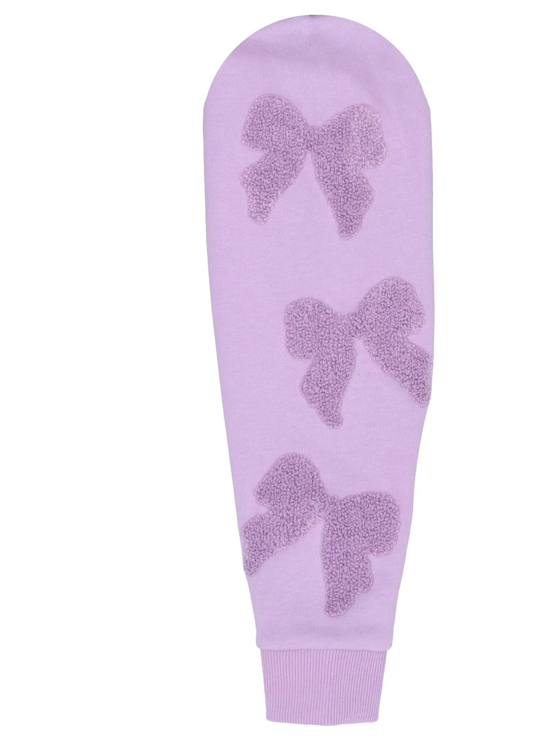 Wibra Vestito Felpa Bambina Maniche Lunghe con Fiocchi