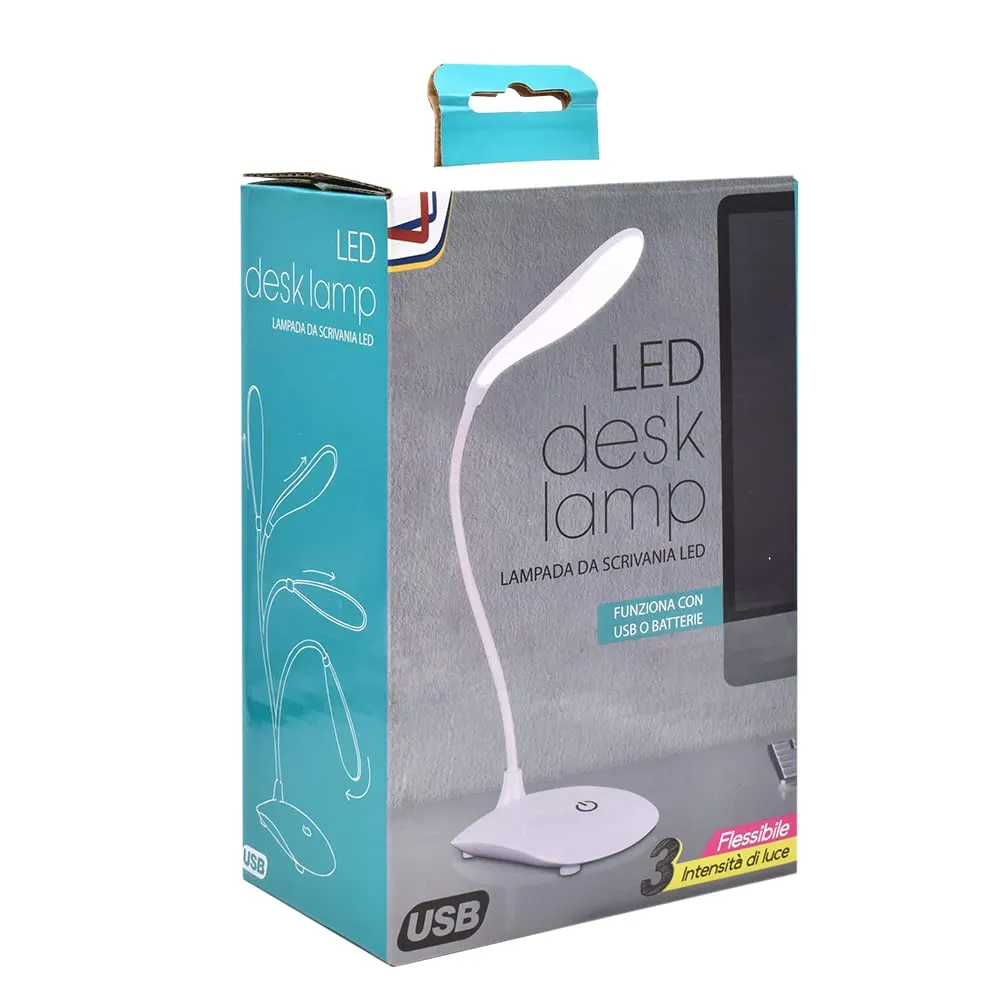Euromarketing Desk Lamp lampada tavolo LED USB flessibile