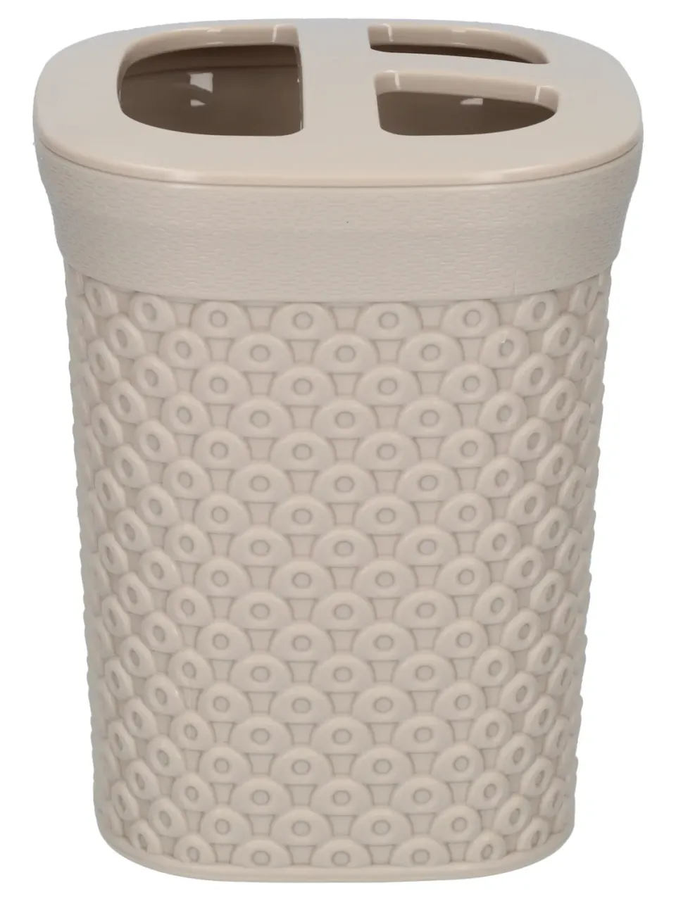 Wibra Portaspazzolini Ovale in Plastica 9 cm