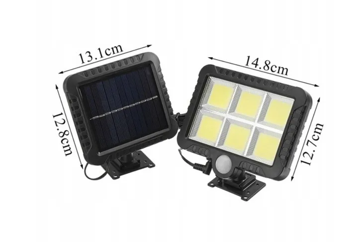 ADAMANTA SL-F120 lampada solare 120 LED con telecomando