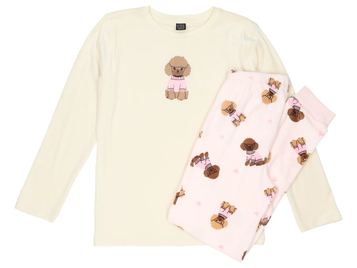 Wibra pigiama bambina 2 pezzi maniche lunghe elasticizzato