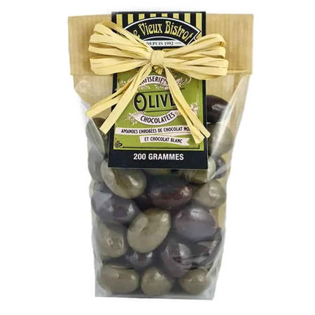 3BPRO 160130 olive al cioccolato personalizzate 200 g