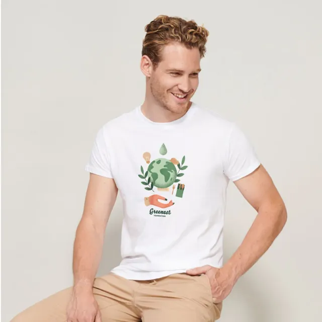 3BPRO S03564 T-shirt unisex in cotone bio 140 g/m²