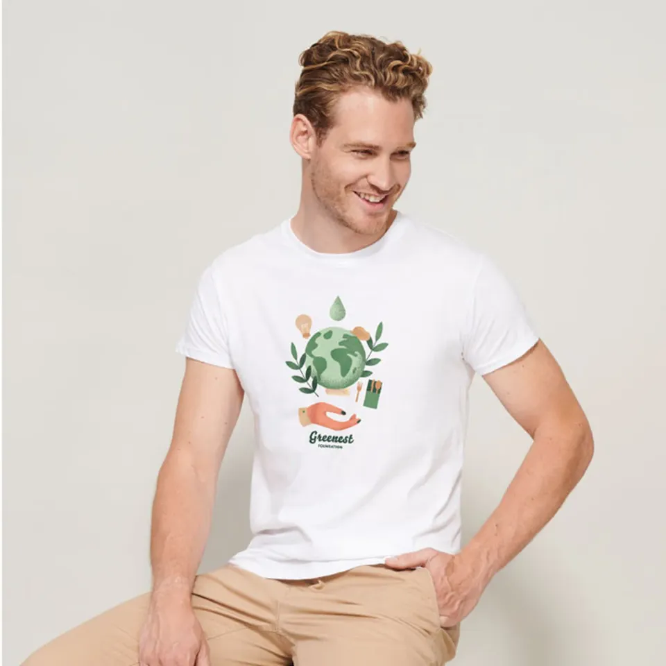 3BPRO S03564 T-shirt unisex in cotone bio 140 g/m²