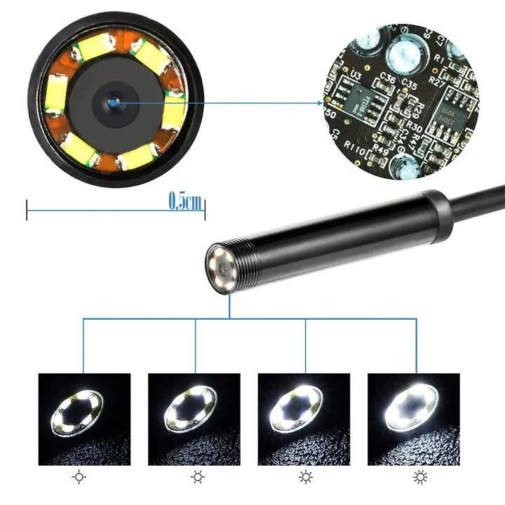 ADAMANTA USB Endoscope Camera 416 telecamera endoscopica USB HD