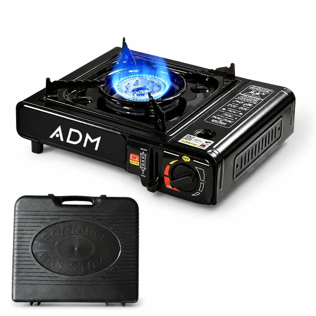 ADAMANTA ADM Portable Gas Stove fornello a gas portatile nero
