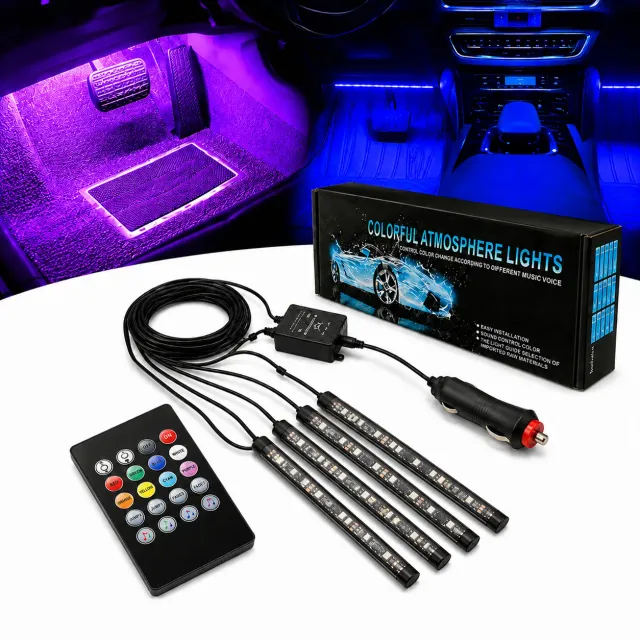 ADAMANTA 2280 luci LED auto 12 V con telecomando