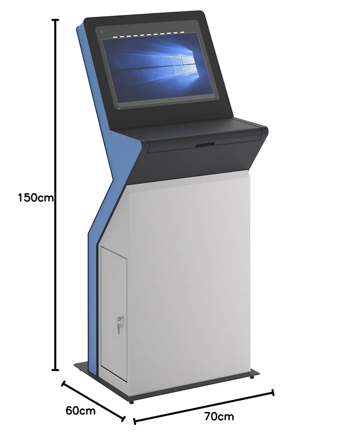 Kaiserkraft Eurokraft Pro armadio computer 1500x690x590 mm IP20
