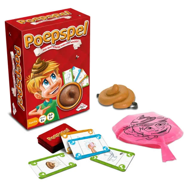 Wibra Poepspel Mini gioco da tavolo per famiglie
