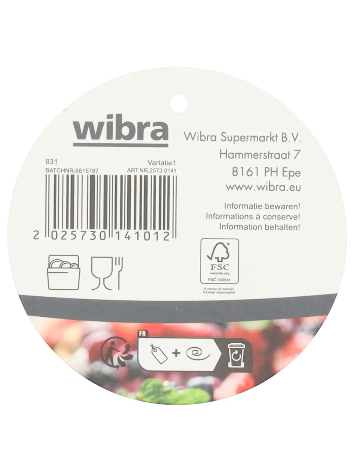 Wibra pennello da cucina silicone beige 21,3 cm manico legno