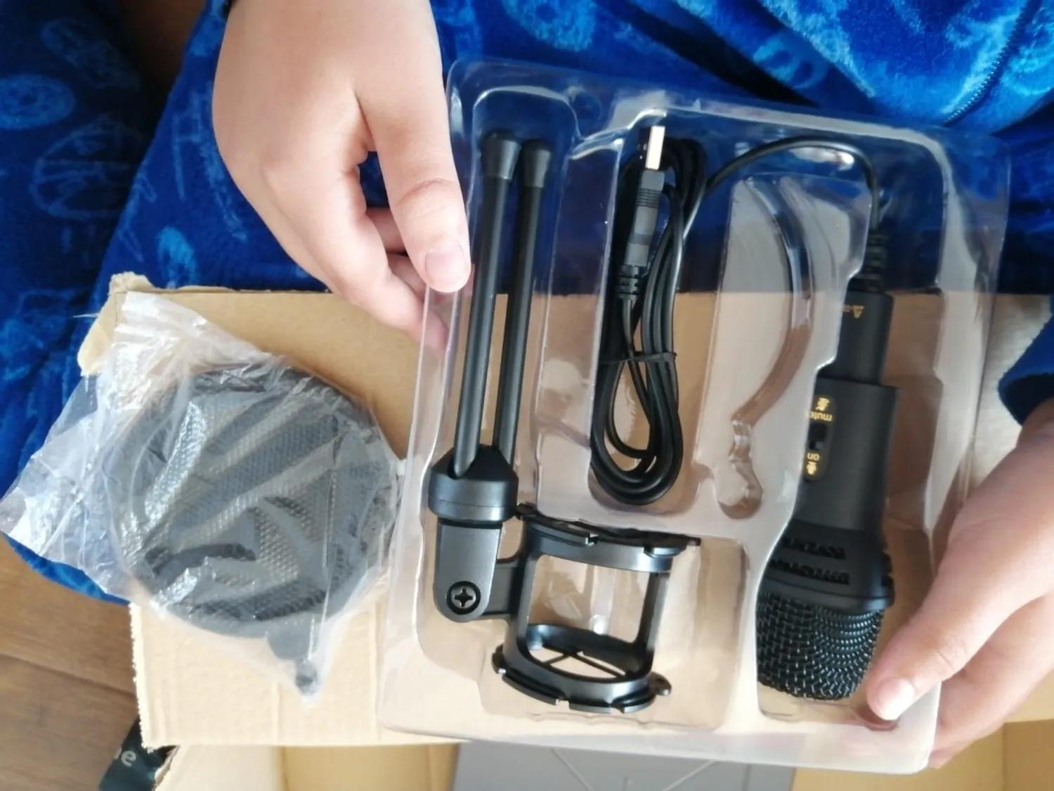 Action Microfono USB PC Condensatore con Treppiede