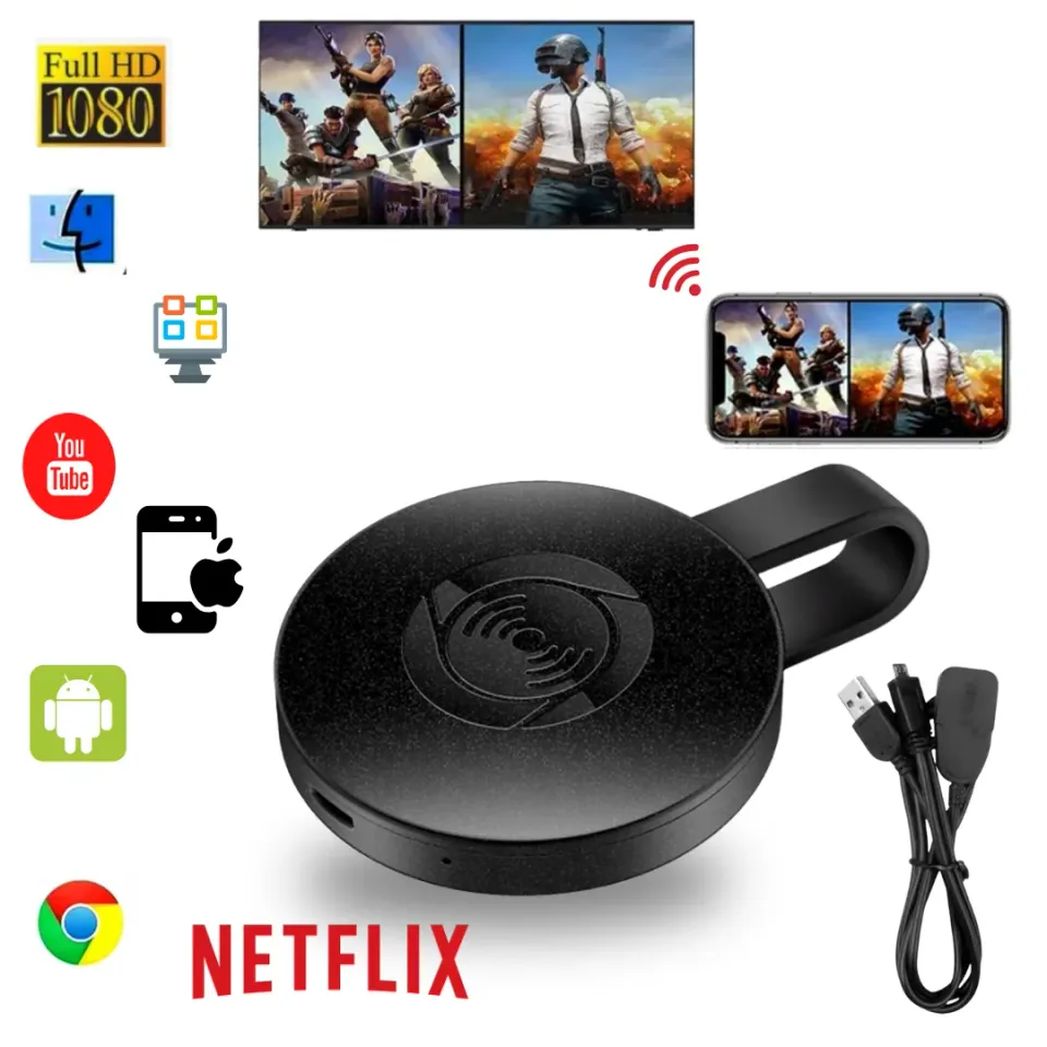 ADAMANTA Chromecast 484 chiavetta streaming 4K nero