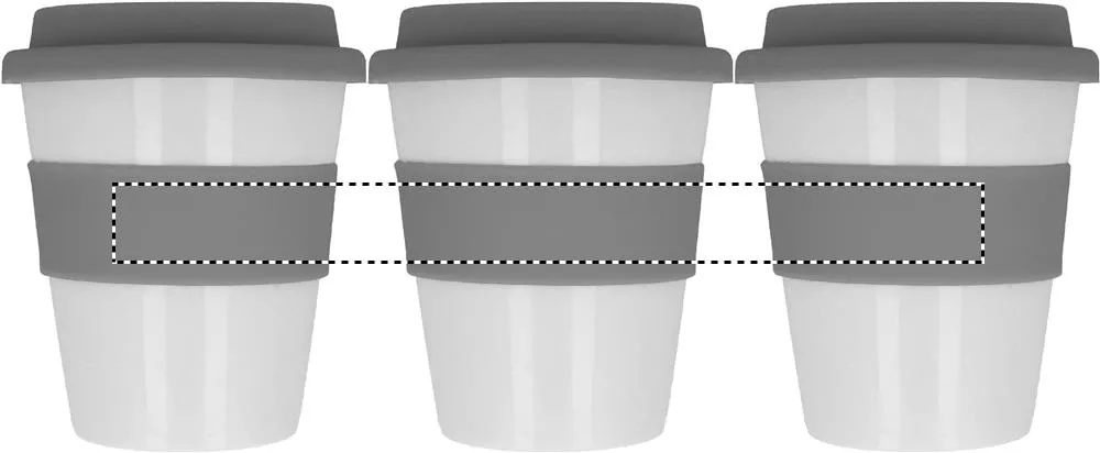 3BPRO MO8078 bicchiere 350 ml con coperchio
