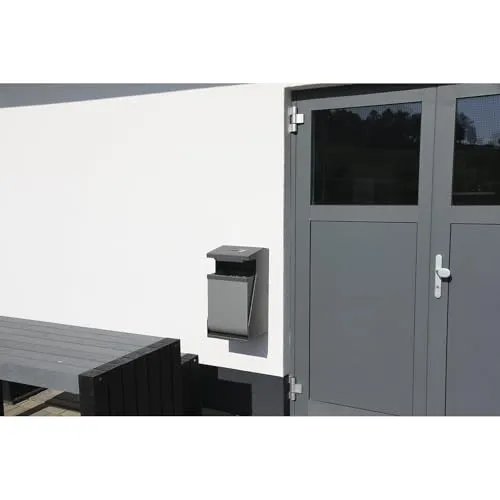 Kaiserkraft WasteVision Pole-Ashtray cestino esterni 22 L