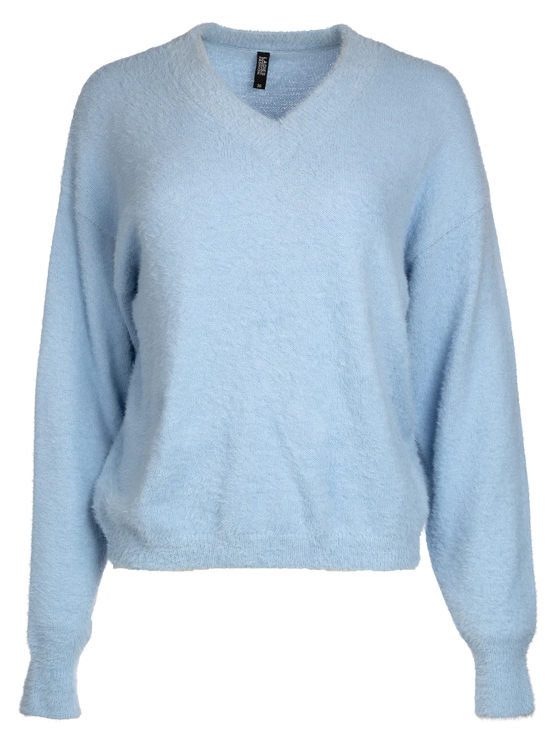 Wibra Cat Feather maglione donna scollo a V