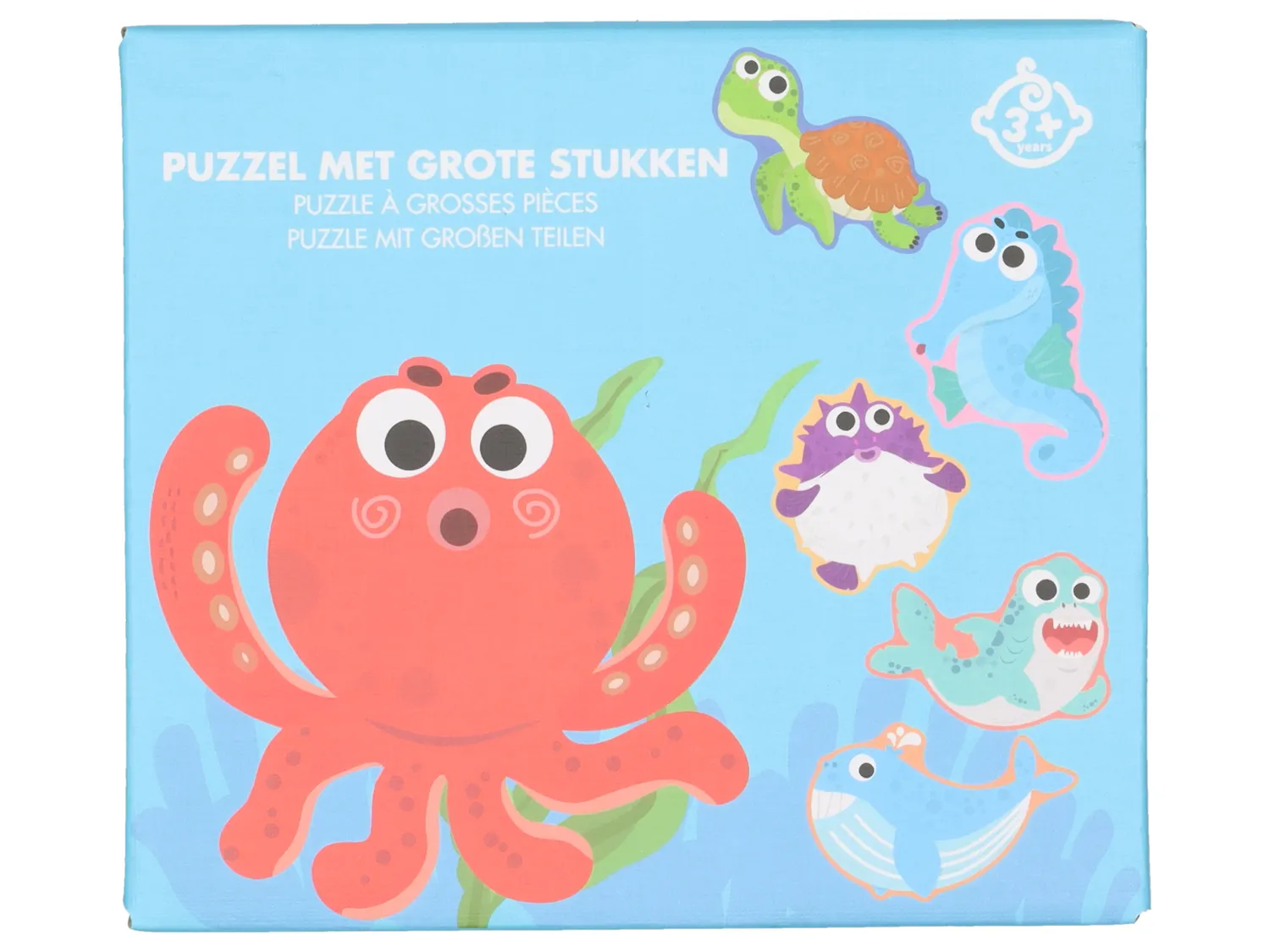 Wibra puzzle animali bambini pezzi grandi 6 puzzle