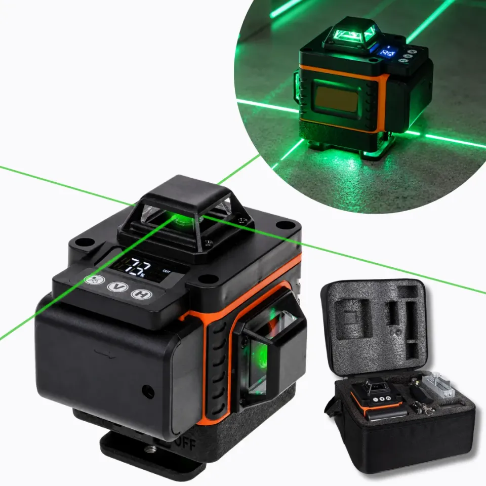 ADAMANTA 7085 Livella Laser Autolivellante 360° Verde