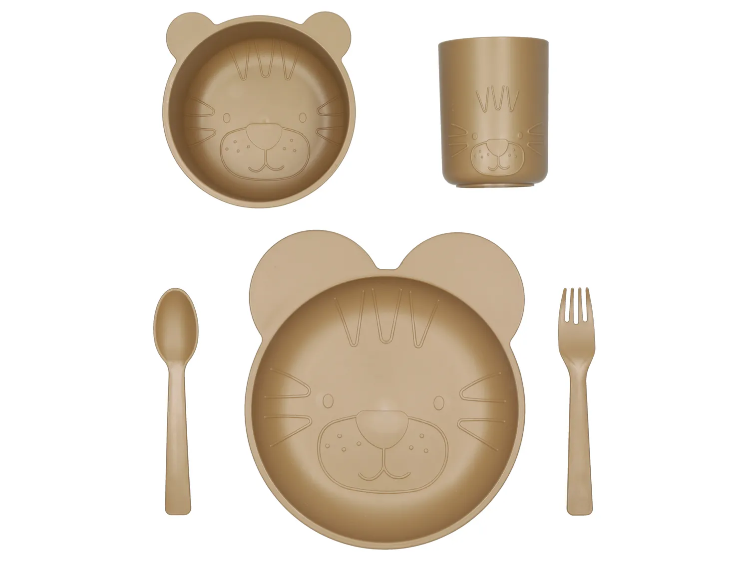 Wibra set pappa bimbi 5 pezzi con animaletti