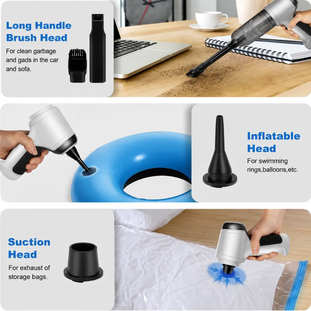Adamanta MA-C007 mini aspirapolvere senza fili 4 in 1 HEPA