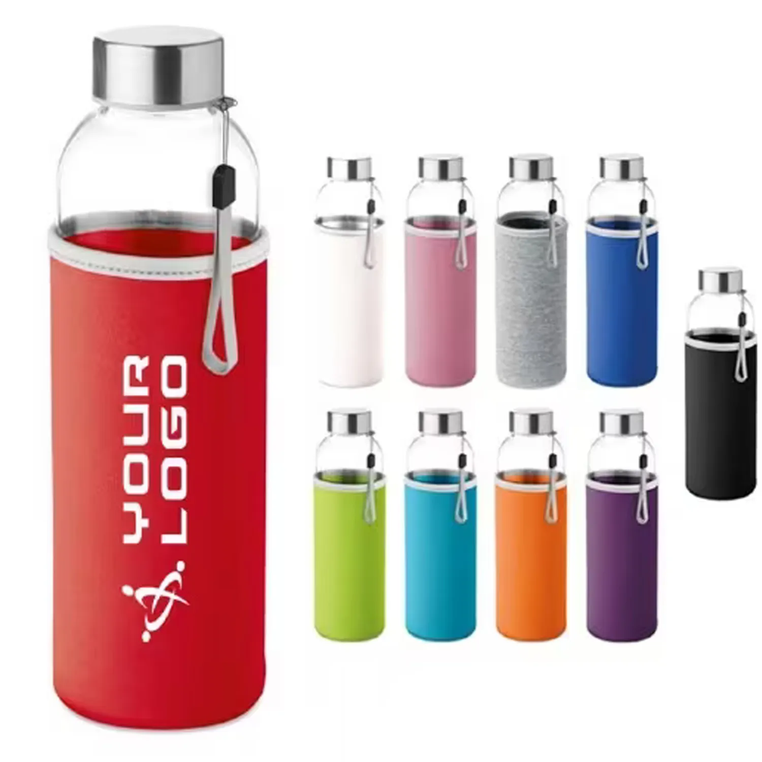 3BPRO MO9358 bottiglia vetro 500 ml custodia neoprene