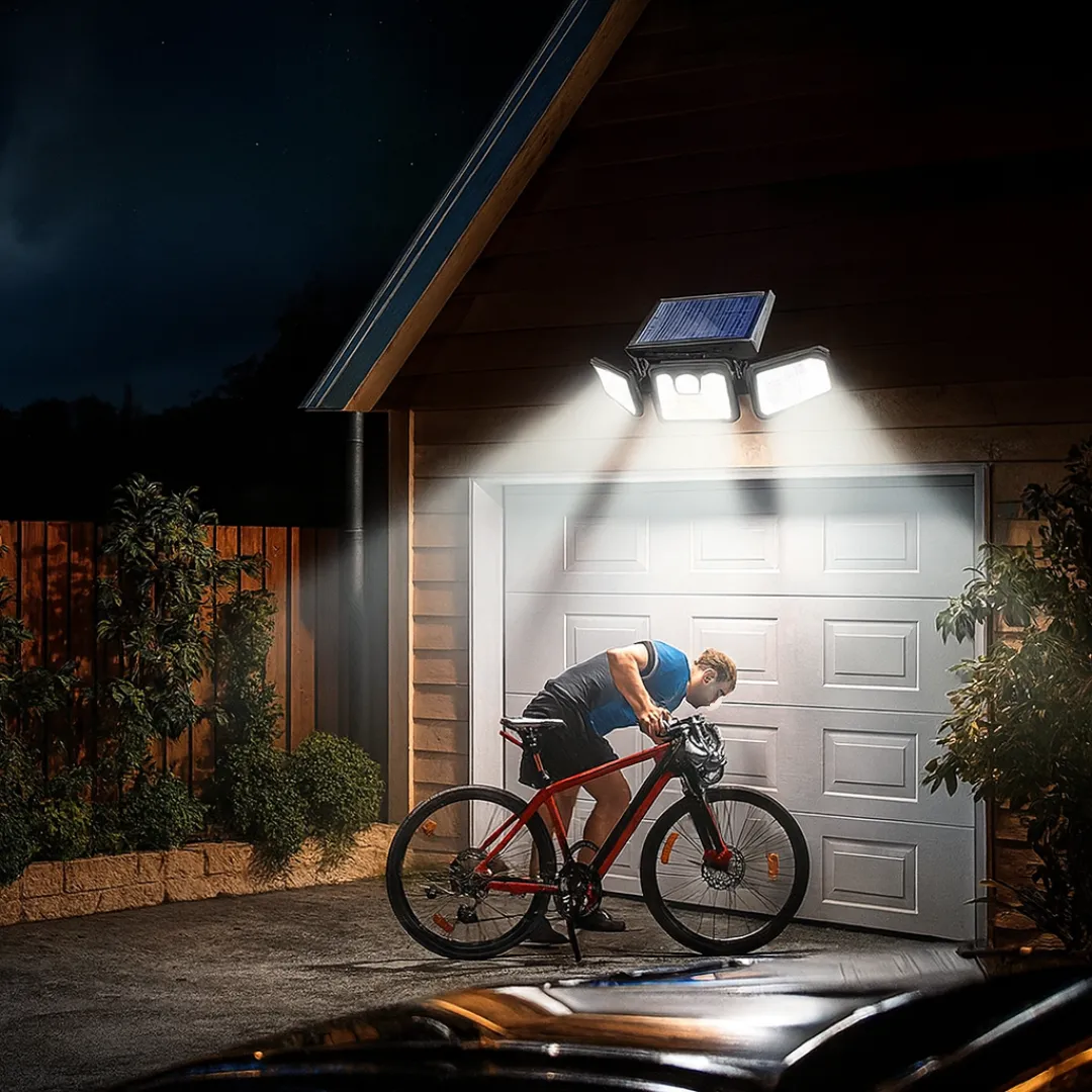 ADAMANTA SOLAR HALOGEN LAMP 100LED lampada solare con sensore