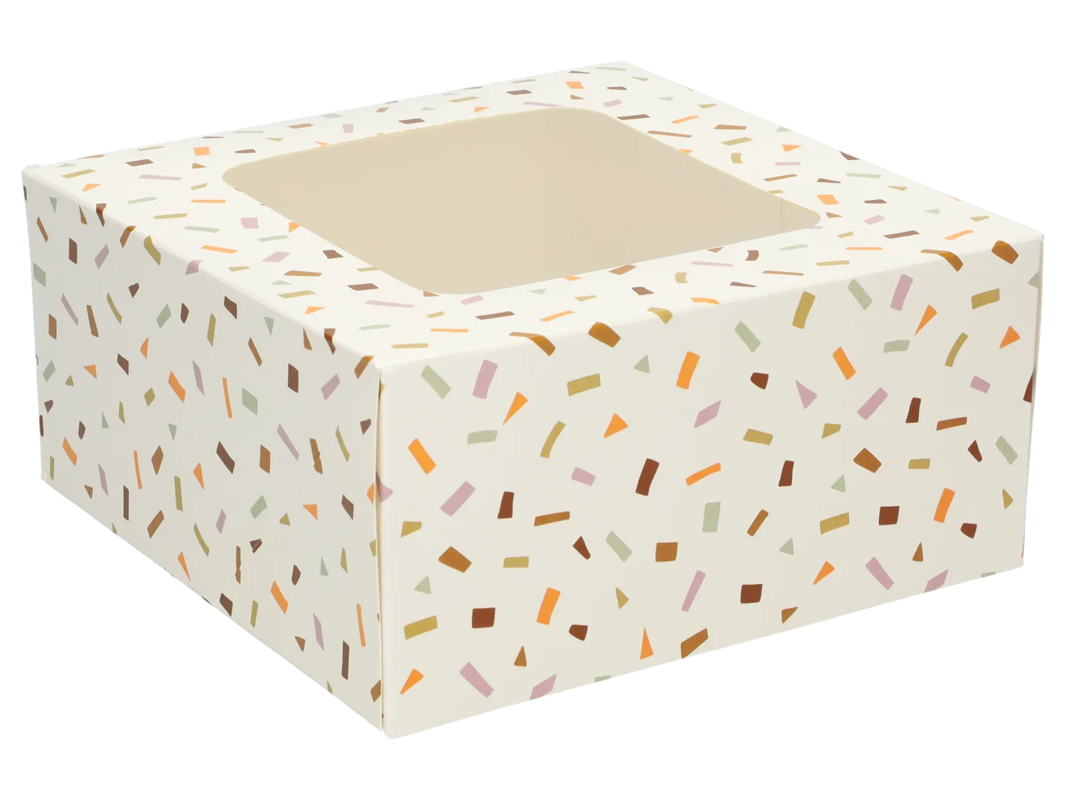Wibra Scatole Cupcake 15,9 cm 3 Pezzi in Cartone