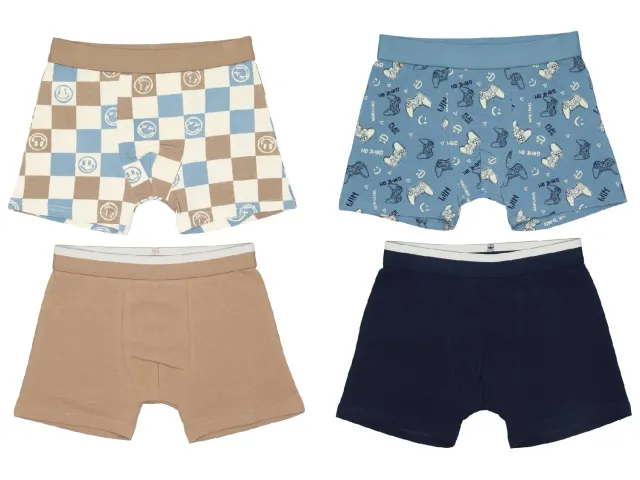 Wibra Boxer Bambino Cotone 2 Pezzi Fantasia