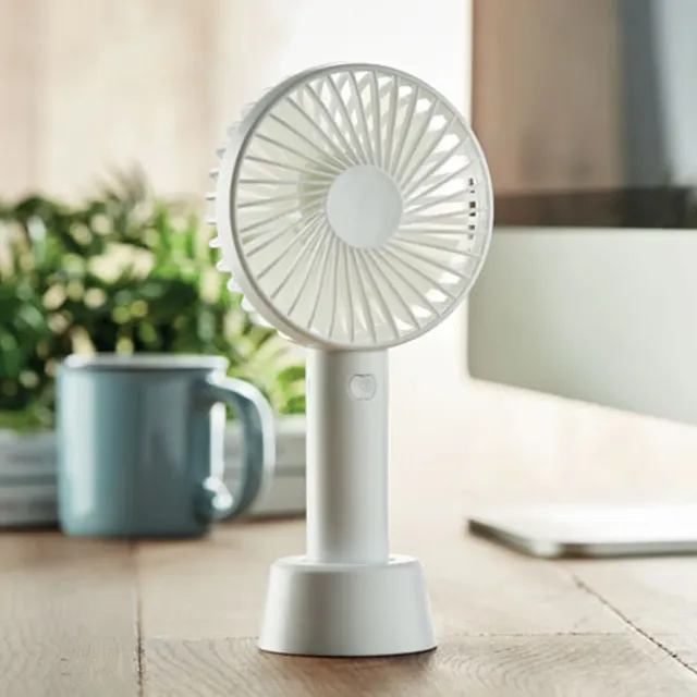 3BPRO MO9599-06 Ventilatore Portatile USB Bianco