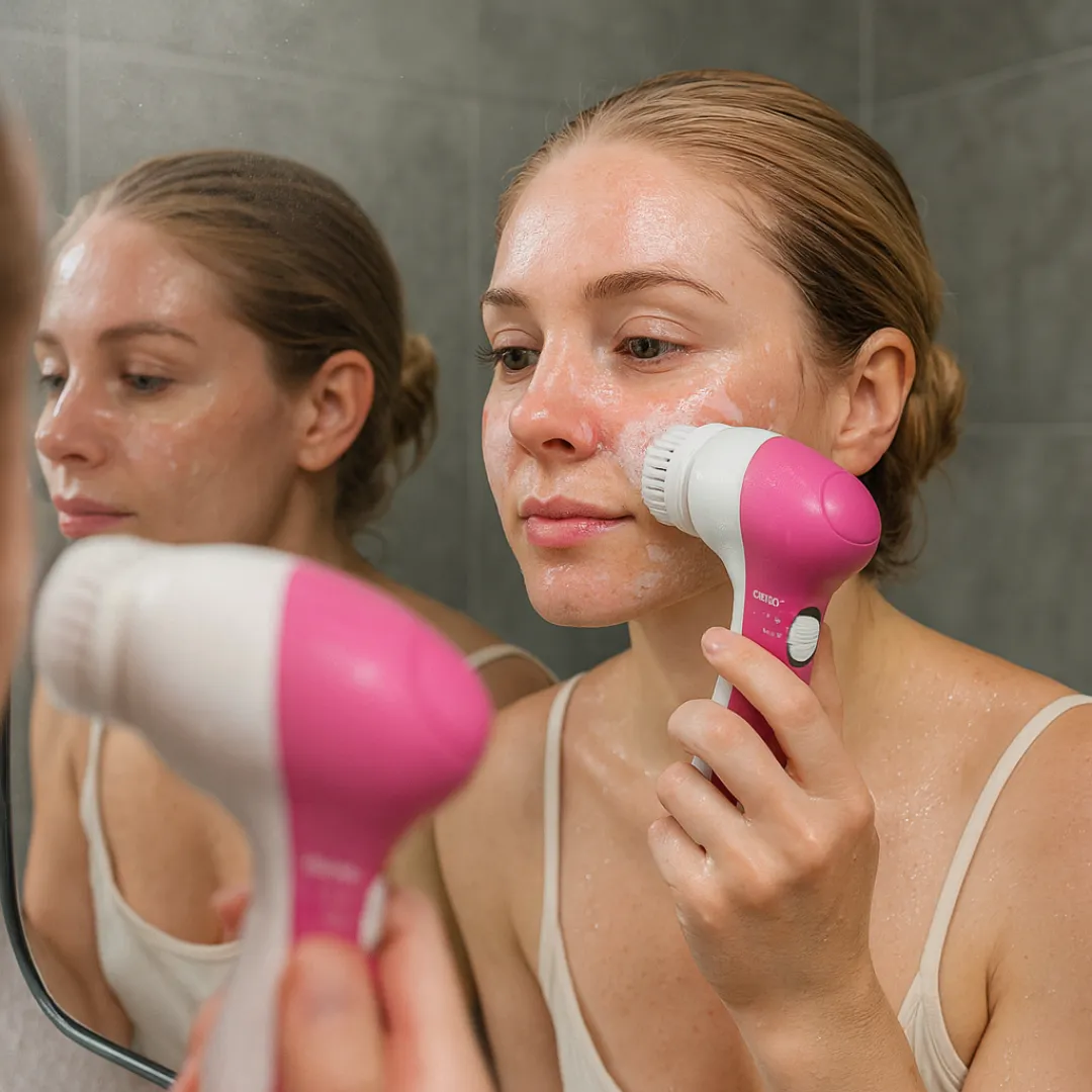 ADAMANTA 089 spazzola viso elettrica 5in1 rosa