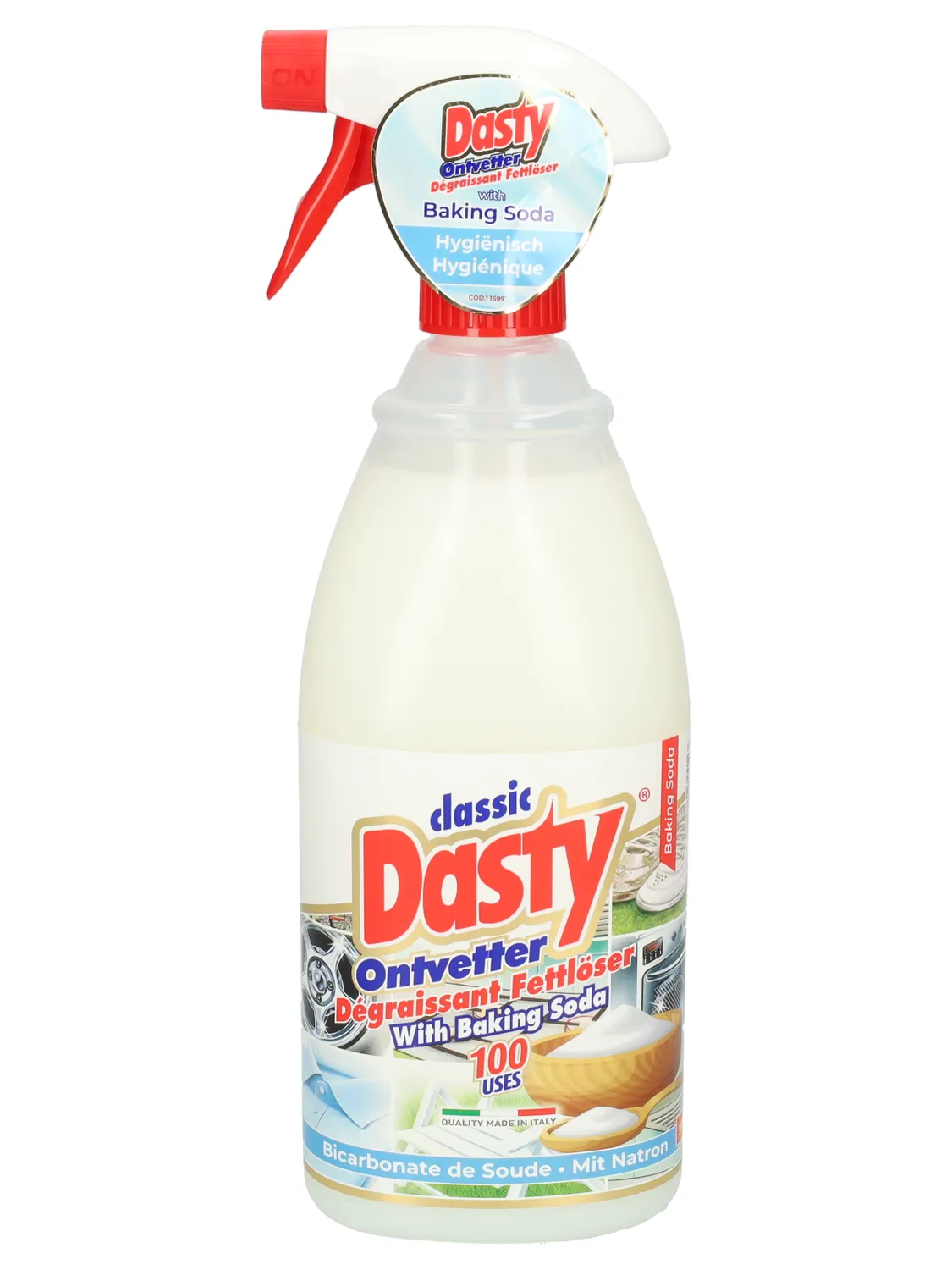 Dasty sgrassatore spray al bicarbonato 1 litro