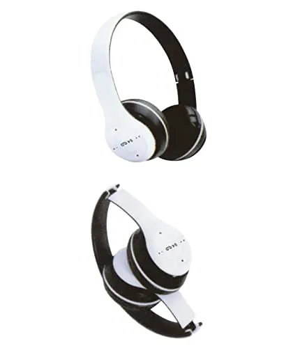 Euromarketing Cuffie Wireless Bluetooth con Radio FM