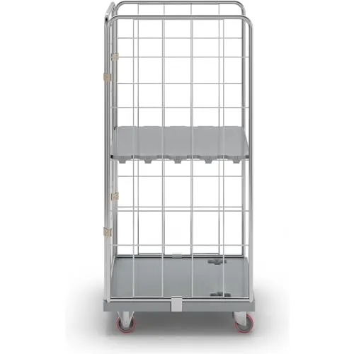 Eurokraft Pro Rollcontainer Igienico Inox 500 kg 3 Sponde