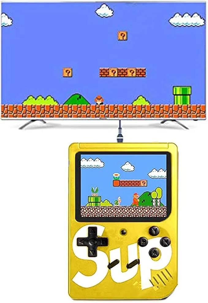 ADAMANTA Mini Pocket Game Console console portatile 400 giochi