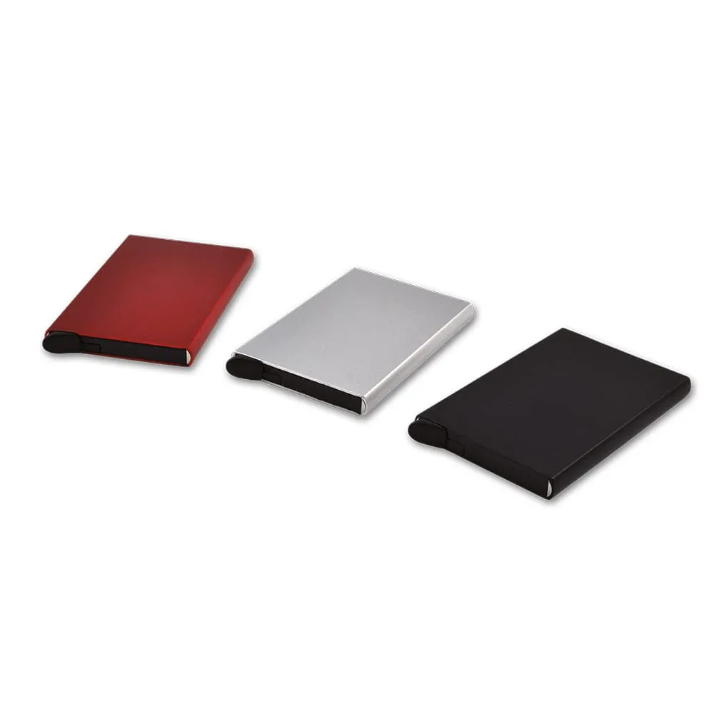 Euromarketing Click Card porta carte ultrasottile RFID assortito
