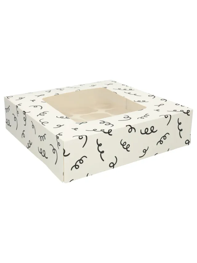 Wibra scatola cupcake 28x28 cm per 16 dolcetti FSC