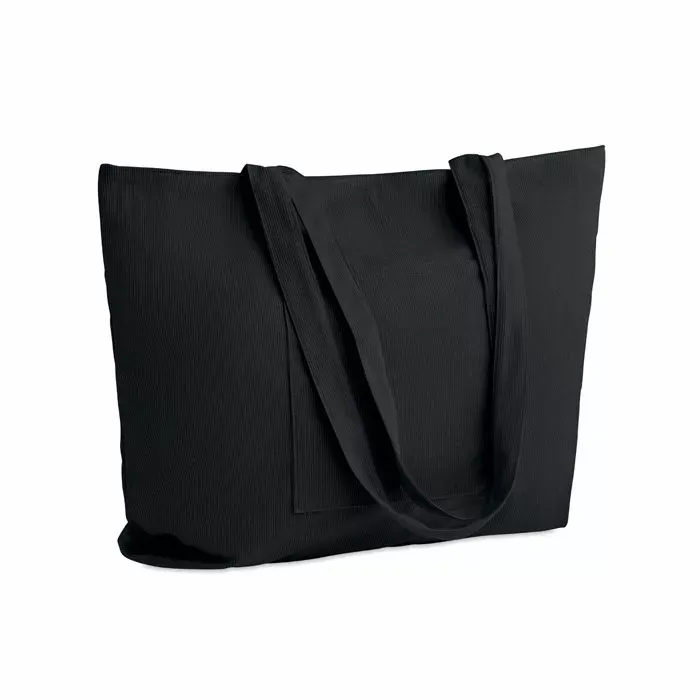 3BPRO MO2875 Borsa Shopping Velluto con Zip 39x37 cm