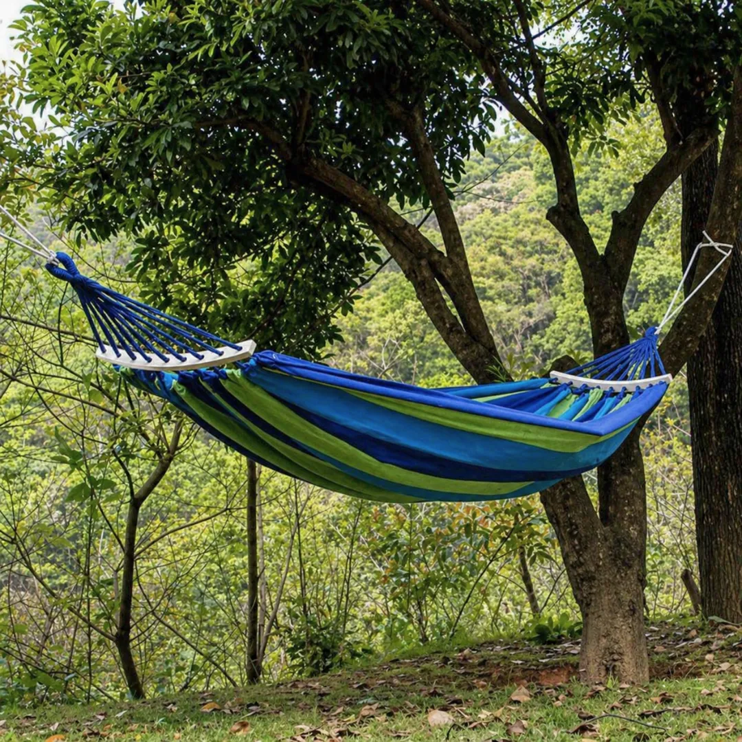 ADAMANTA 2159 amaca sospesa cotone blu