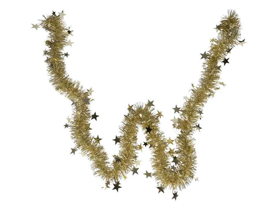 Wibra ghirlanda natalizia con stelle 200 cm brillante