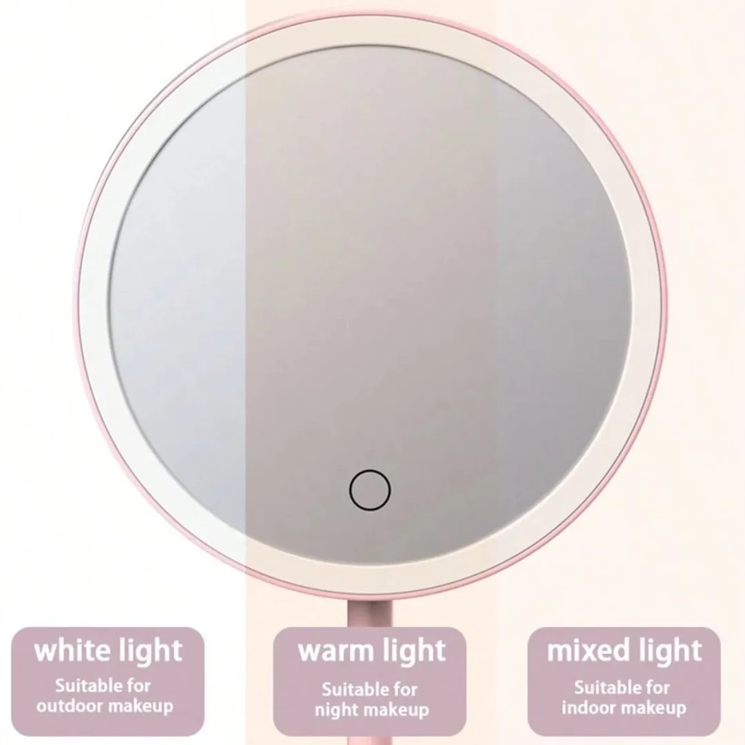 ADAMANTA 107 specchio trucco LED 3 luci ricaricabile USB