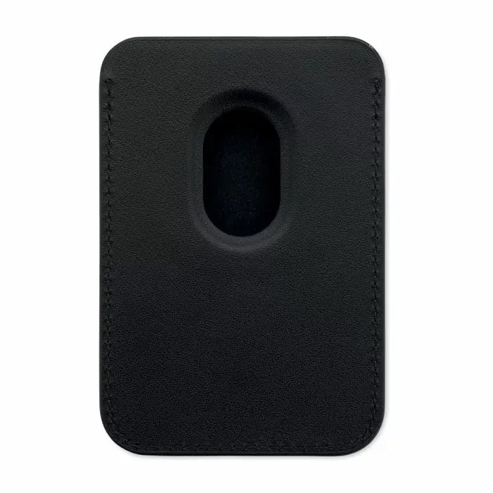 3BPRO MO2774 portacarte magnetico in pelle PU nero