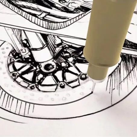 ADAMANTA FINELINER MARKERS FOR SKETCHING set pennarelli fineliner 9 pezzi punta fine
