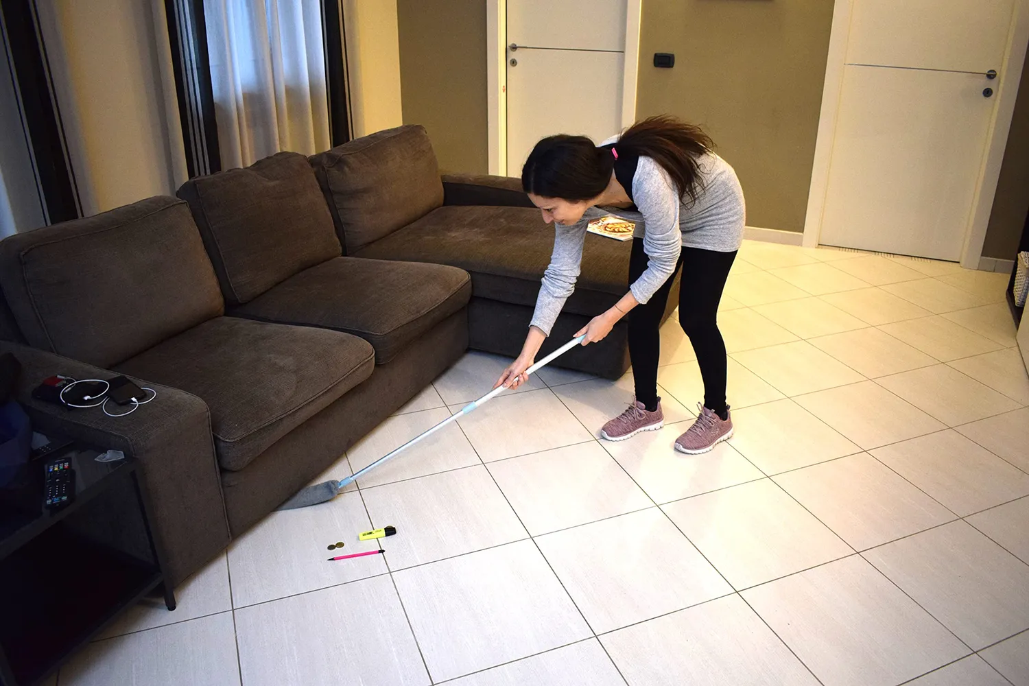 EUROMARKETING Cricket Mop mop flessibile in microfibra