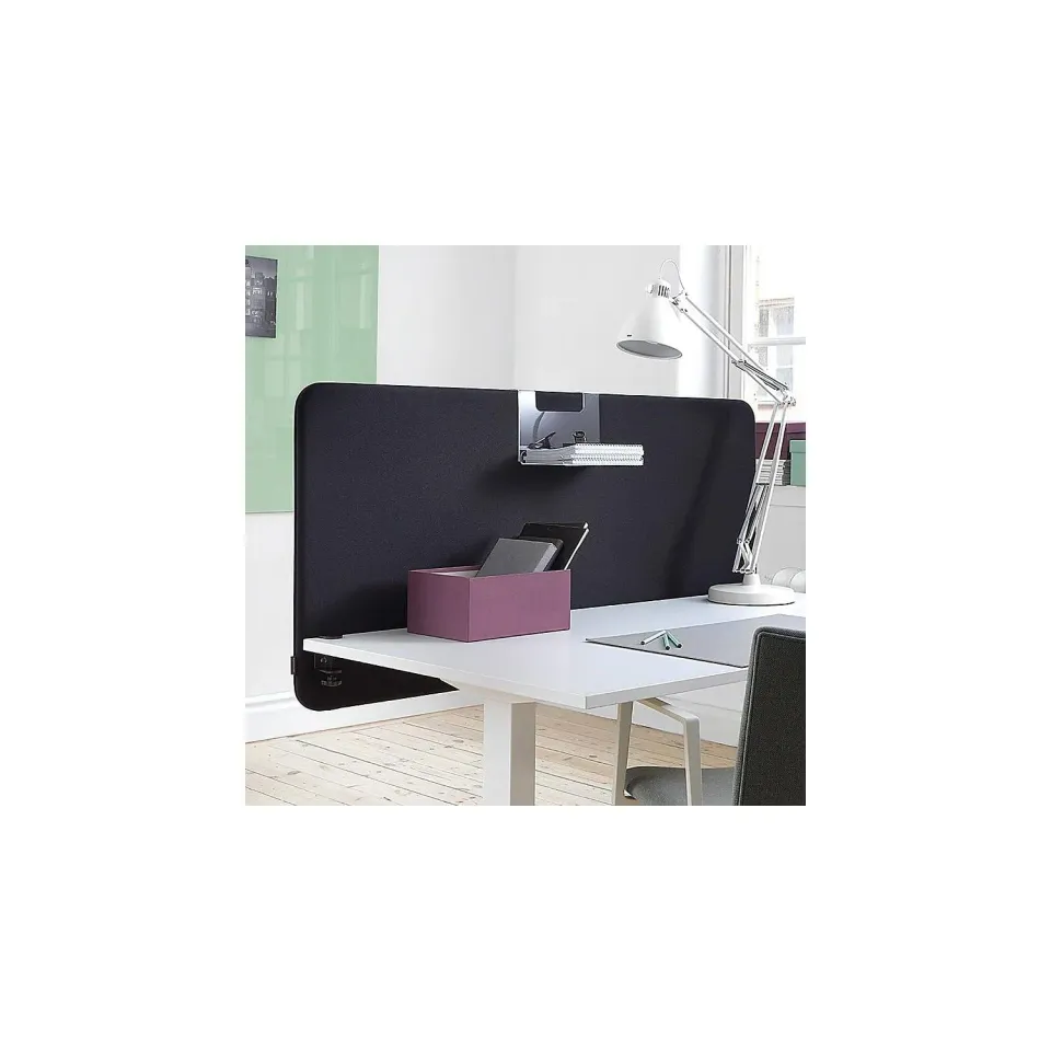 Kaiserkraft pannello divisorio acustico nero 1200 mm